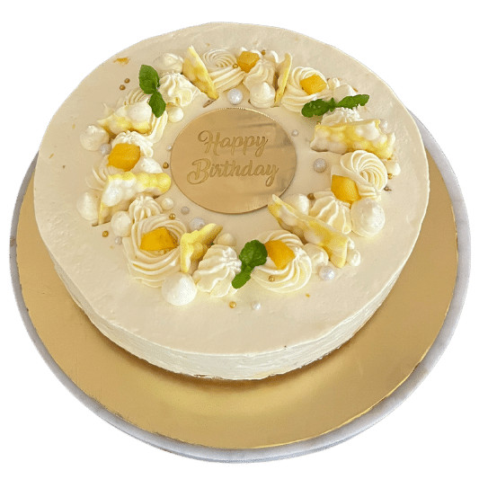 Mango Cheese Cake for Birthday online delivery in Noida, Delhi, NCR, Gurgaon