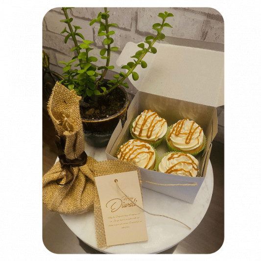Butterscotch Cupcake online delivery in Noida, Delhi, NCR, Gurgaon