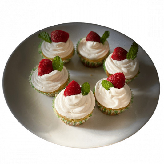 Strawberry Cupcake online delivery in Noida, Delhi, NCR, Gurgaon