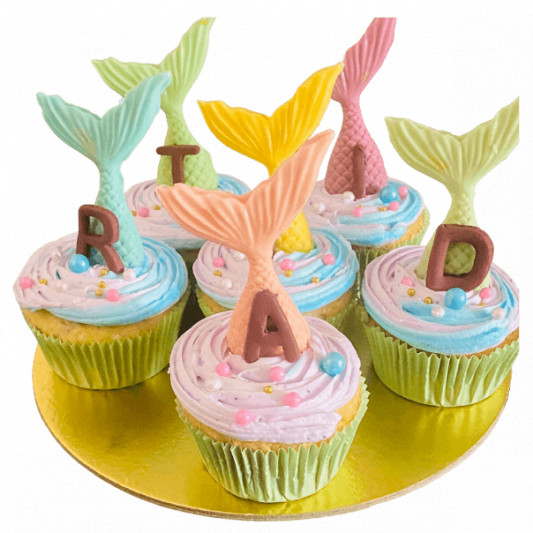 Mermaid Tail Cupcake online delivery in Noida, Delhi, NCR, Gurgaon