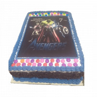 Avengers Theme Photo Cake online delivery in Noida, Delhi, NCR,
                    Gurgaon