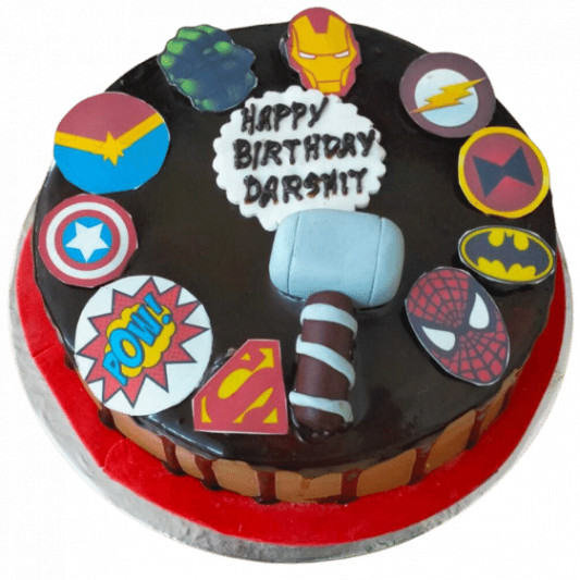 Marvel Avengers Cake for Boy online delivery in Noida, Delhi, NCR, Gurgaon