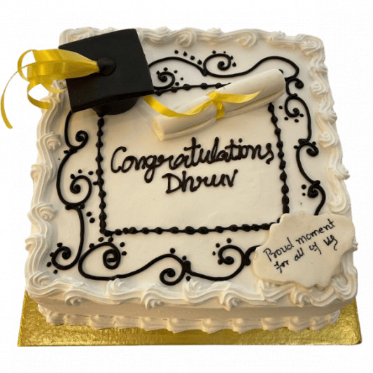 Congratulation Graduation Cake online delivery in Noida, Delhi, NCR, Gurgaon