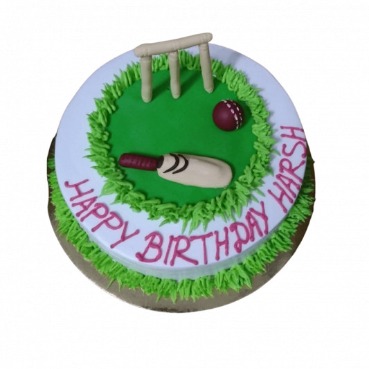 Cricket Theme Birthday Cake online delivery in Noida, Delhi, NCR, Gurgaon