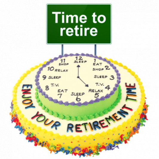 Retirement Cake online delivery in Noida, Delhi, NCR, Gurgaon