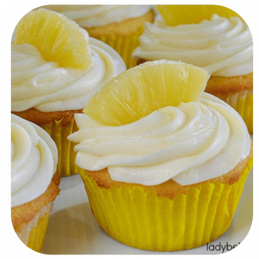 Pinapple Cupcake online delivery in Noida, Delhi, NCR, Gurgaon