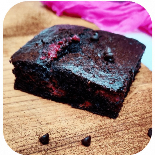 Paleo Chocolate Raspberry Brownie Diet Cake online delivery in Noida, Delhi, NCR, Gurgaon