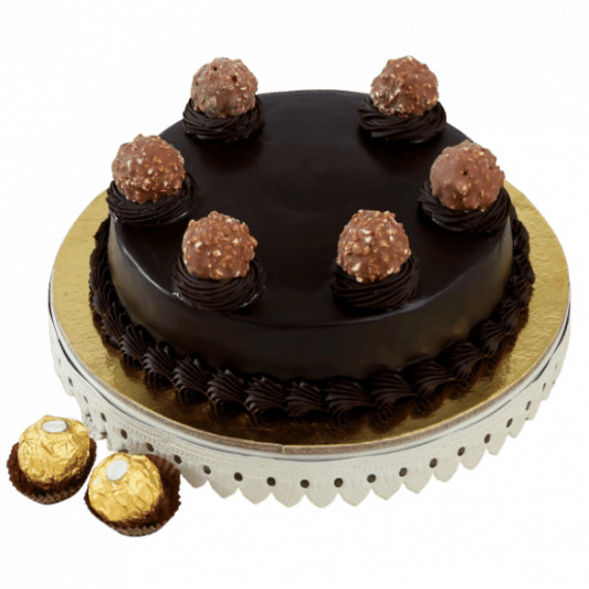 Whole Wheat No Sugar Ferrero Rocher Cake online delivery in Noida, Delhi, NCR, Gurgaon