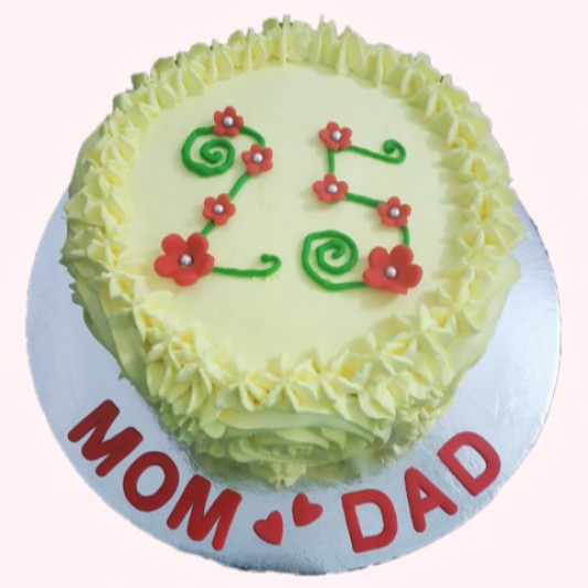 Cake for Mom and Dad Anniversary online delivery in Noida, Delhi, NCR, Gurgaon