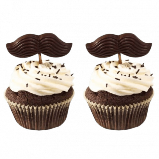 Moustache Theme Cupcake online delivery in Noida, Delhi, NCR, Gurgaon