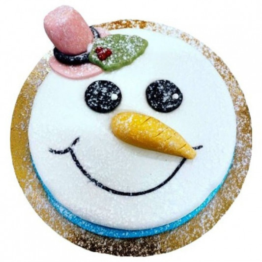 Snowman Face Cake online delivery in Noida, Delhi, NCR, Gurgaon
