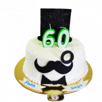 Moustache Cake for Dad online delivery in Noida, Delhi, NCR,
                    Gurgaon