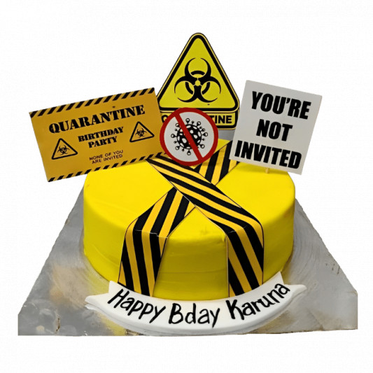 Quarantine Birthday Cake online delivery in Noida, Delhi, NCR, Gurgaon