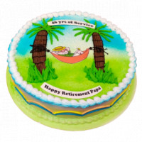 Retirement Theme Photo Cake online delivery in Noida, Delhi, NCR,
                    Gurgaon