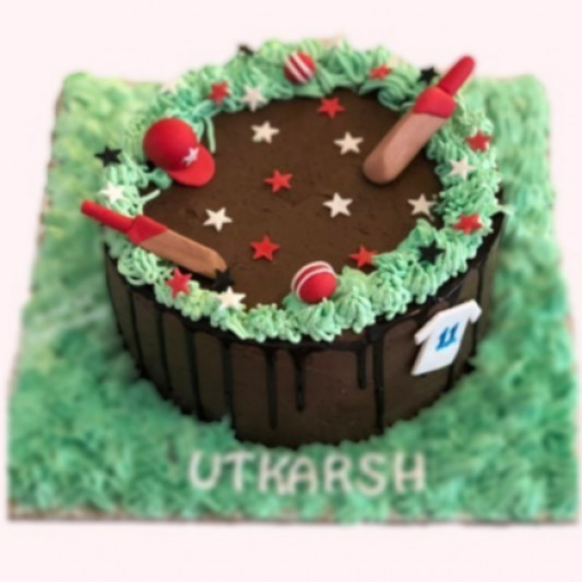 Cricket Theme Cake | IPL Theme Cake online delivery in Noida, Delhi, NCR, Gurgaon