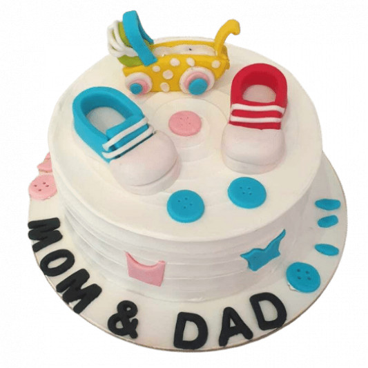 He or She Theme Cake online delivery in Noida, Delhi, NCR, Gurgaon