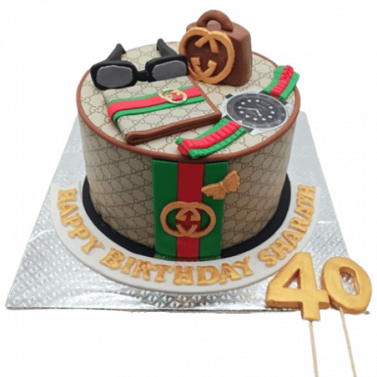 Customizable Gucci Cake online delivery in Noida, Delhi, NCR, Gurgaon