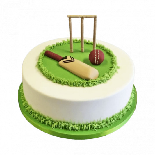 Cricket Theme Cake online delivery in Noida, Delhi, NCR, Gurgaon