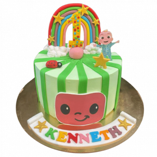 Cocomelon Cake for 1st Birthday online delivery in Noida, Delhi, NCR, Gurgaon