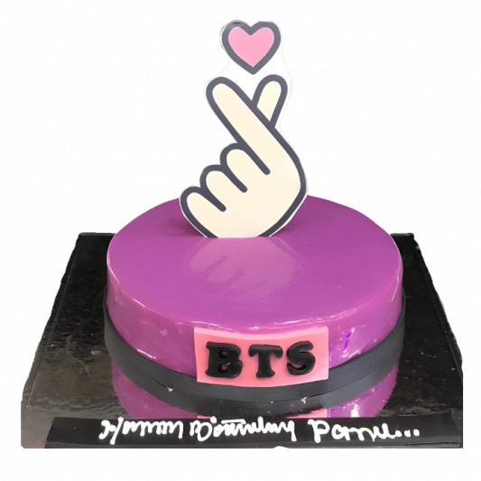 Bts theme cake, Food & Drinks, Homemade Bakes on Carousell