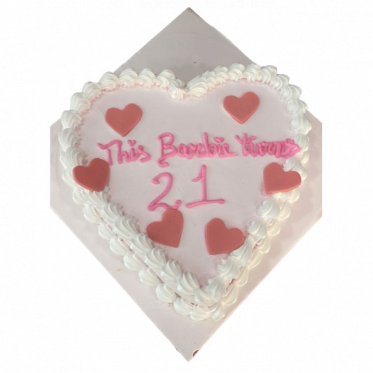 Cake for 21 Year Girl online delivery in Noida, Delhi, NCR, Gurgaon