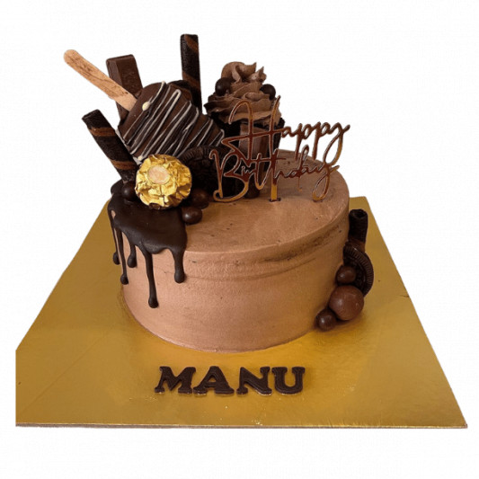 Whole Wheat Belgian Chocolate Truffle Cake online delivery in Noida, Delhi, NCR, Gurgaon