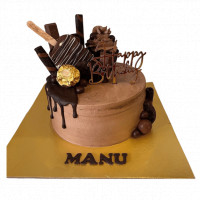 Whole Wheat Belgian Chocolate Truffle Cake online delivery in Noida, Delhi, NCR,
                    Gurgaon