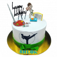 Taekwondo Cake with Green Belt online delivery in Noida, Delhi, NCR,
                    Gurgaon