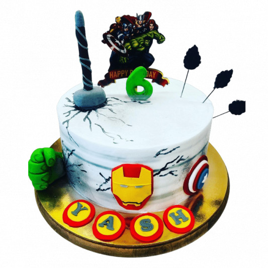 Avengers Cake for Boy online delivery in Noida, Delhi, NCR, Gurgaon