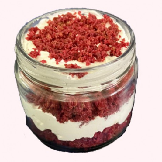 Red Velvet Jar Cake online delivery in Noida, Delhi, NCR, Gurgaon