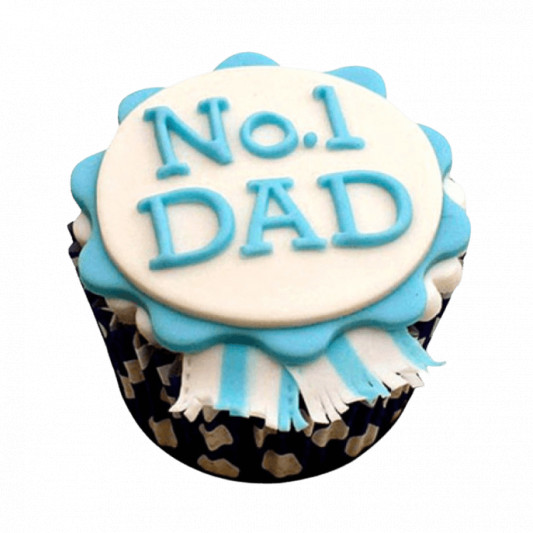 No.1 Dad Designer Cupcakes online delivery in Noida, Delhi, NCR, Gurgaon