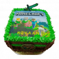 Minecraft Photo Cake online delivery in Noida, Delhi, NCR,
                    Gurgaon