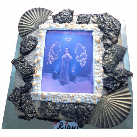 Birthday Cake with Photo Frame online delivery in Noida, Delhi, NCR, Gurgaon