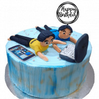 Workaholic Theme Cake online delivery in Noida, Delhi, NCR,
                    Gurgaon