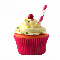 Strawberry Confetti Cupcakes  online delivery in Noida, Delhi, NCR,
                    Gurgaon