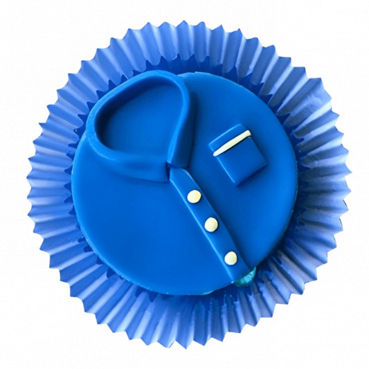 Shirt style Cupcake online delivery in Noida, Delhi, NCR, Gurgaon