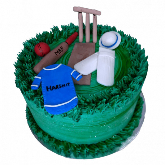 Fondant Cricket Cake online delivery in Noida, Delhi, NCR, Gurgaon