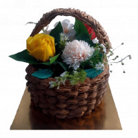 Flower Bucket Cake online delivery in Noida, Delhi, NCR,
                    Gurgaon