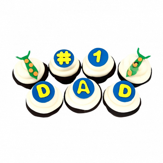 No 1 Dad Cupcakes online delivery in Noida, Delhi, NCR, Gurgaon
