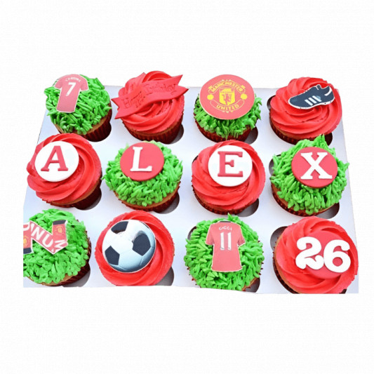 Football Freak Cupcakes online delivery in Noida, Delhi, NCR, Gurgaon