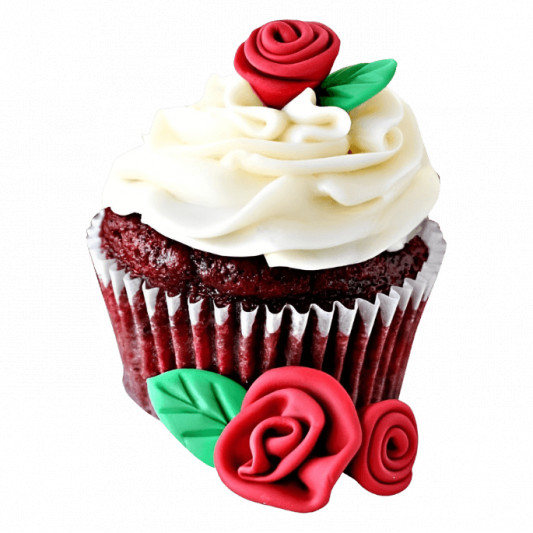 Fondant Rosy Cupcakes online delivery in Noida, Delhi, NCR, Gurgaon