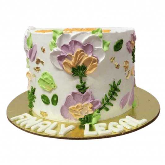 Flower Themed Cake online delivery in Noida, Delhi, NCR, Gurgaon