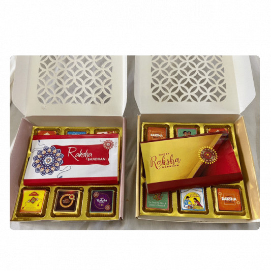 Rakhi Theme Assorted Chocolates with Choco Bar online delivery in Noida, Delhi, NCR, Gurgaon