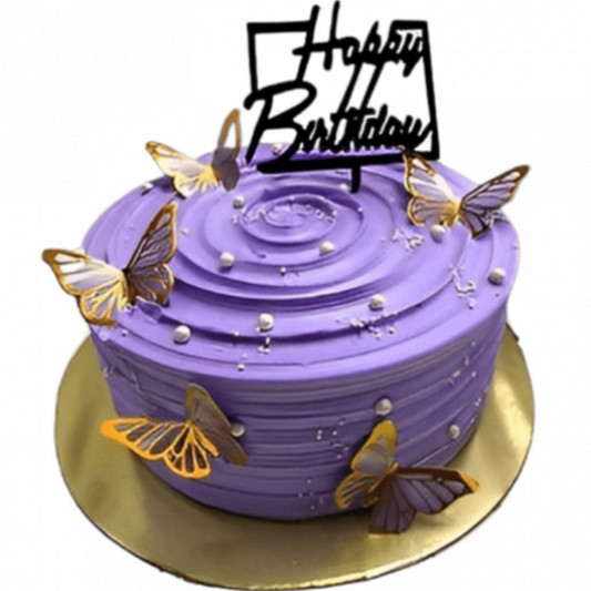 Purple Butterfly Cake online delivery in Noida, Delhi, NCR, Gurgaon