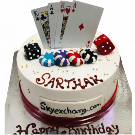 Poker-Card Cake online delivery in Noida, Delhi, NCR, Gurgaon