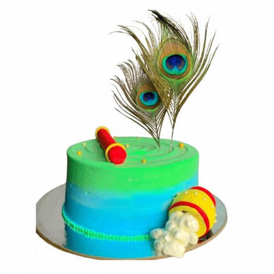 Best Janmashtami Theme Cake online delivery in Noida, Delhi, NCR, Gurgaon