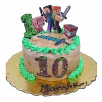 Minecraft Theme Cake online delivery in Noida, Delhi, NCR,
                    Gurgaon