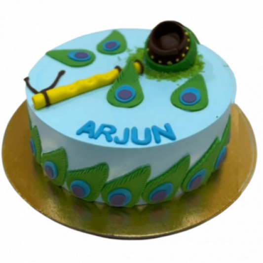 Krishna Theme Cake online delivery in Noida, Delhi, NCR, Gurgaon