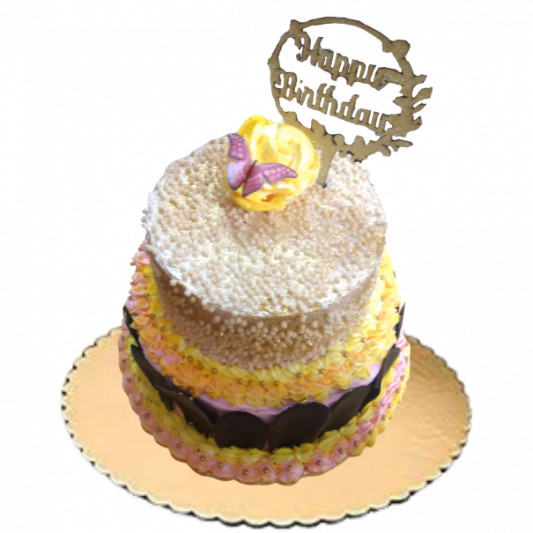 Beautiful 2 Tier Cake online delivery in Noida, Delhi, NCR, Gurgaon