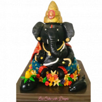 10 Inch - Colourful Chocolate Handmade Ganesha online delivery in Noida, Delhi, NCR,
                    Gurgaon